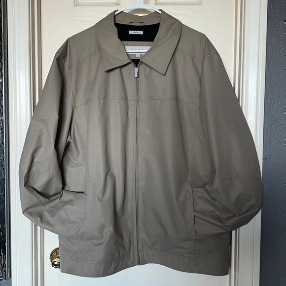 Perry Ellis Portfolio Mens Dobby Tech jacket size XL-sku#01 - Picture 1 of 6